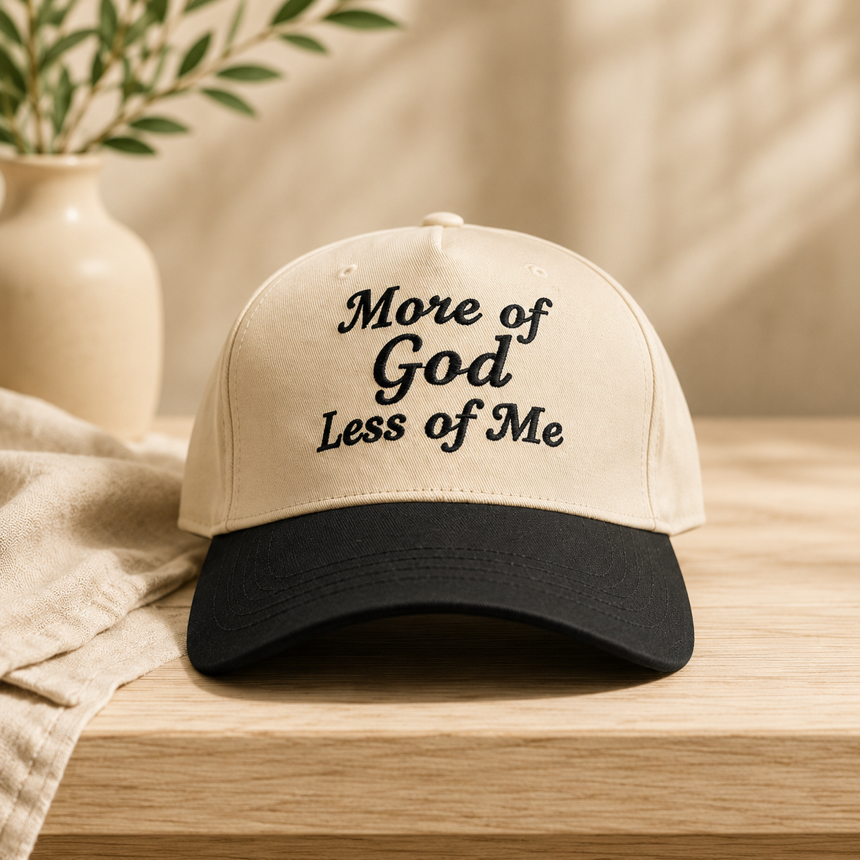 “More of God, Less of Me” Trucker Hat