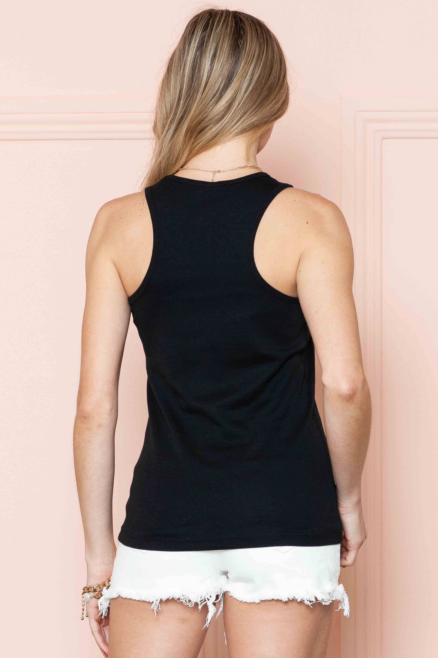 COTTON RACERBACK TANK TOP