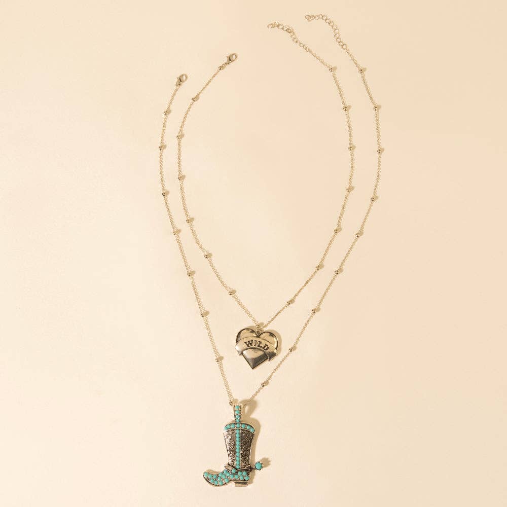 Wild Star Stomping Necklace in Desert Turquoise