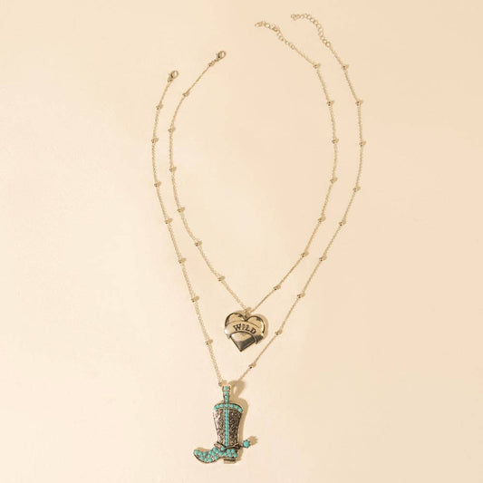 Wild Star Stomping Necklace in Desert Turquoise