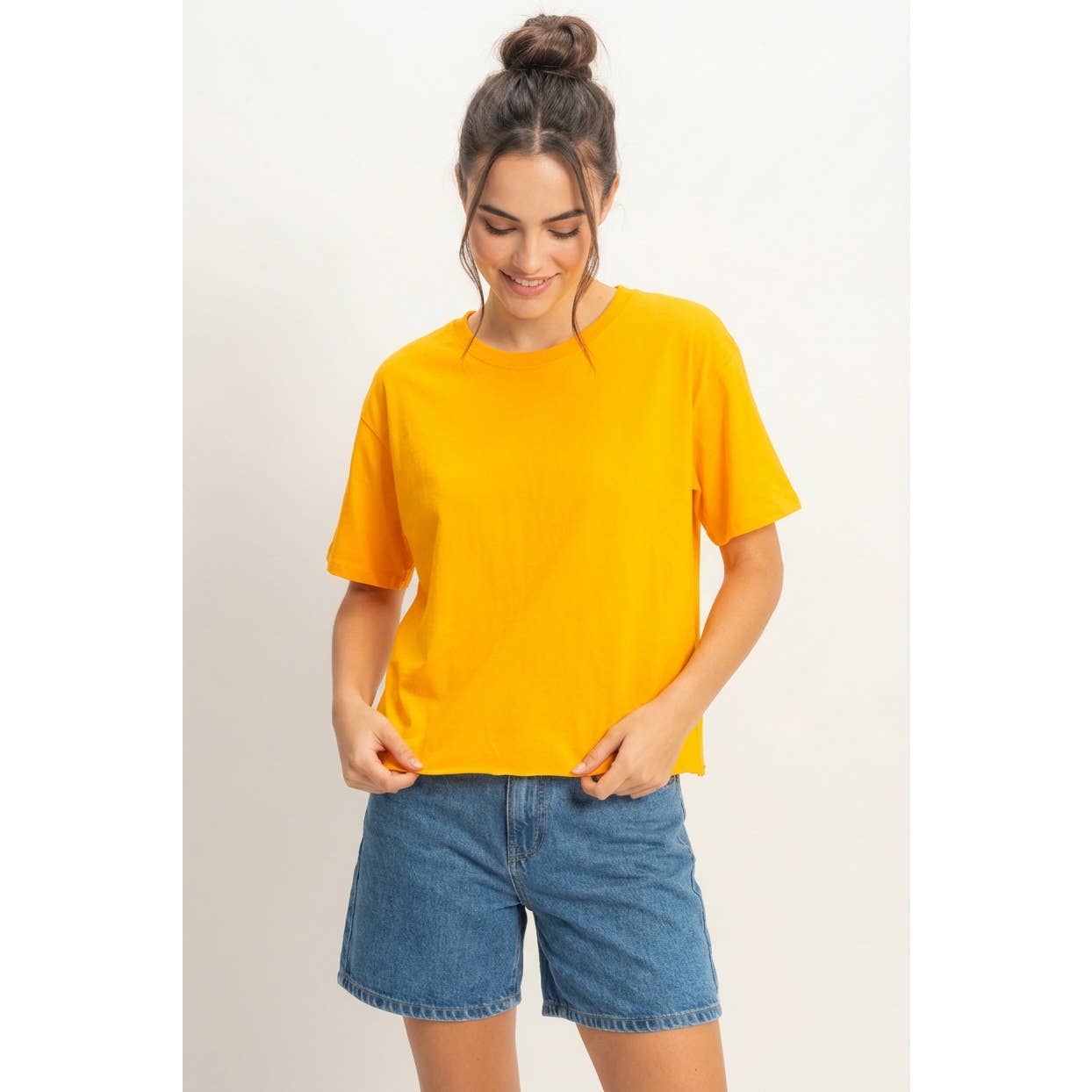 Drop Shoulder Relaxed Fit Everyday Tee