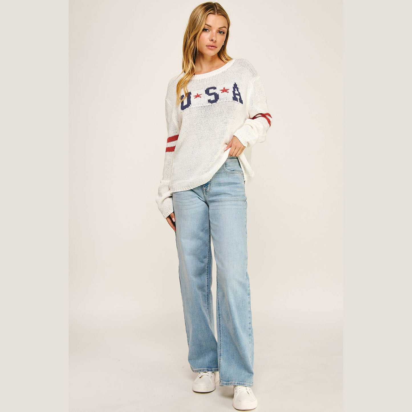 AMERICAN PRIDE GRAPHIC SWEATER