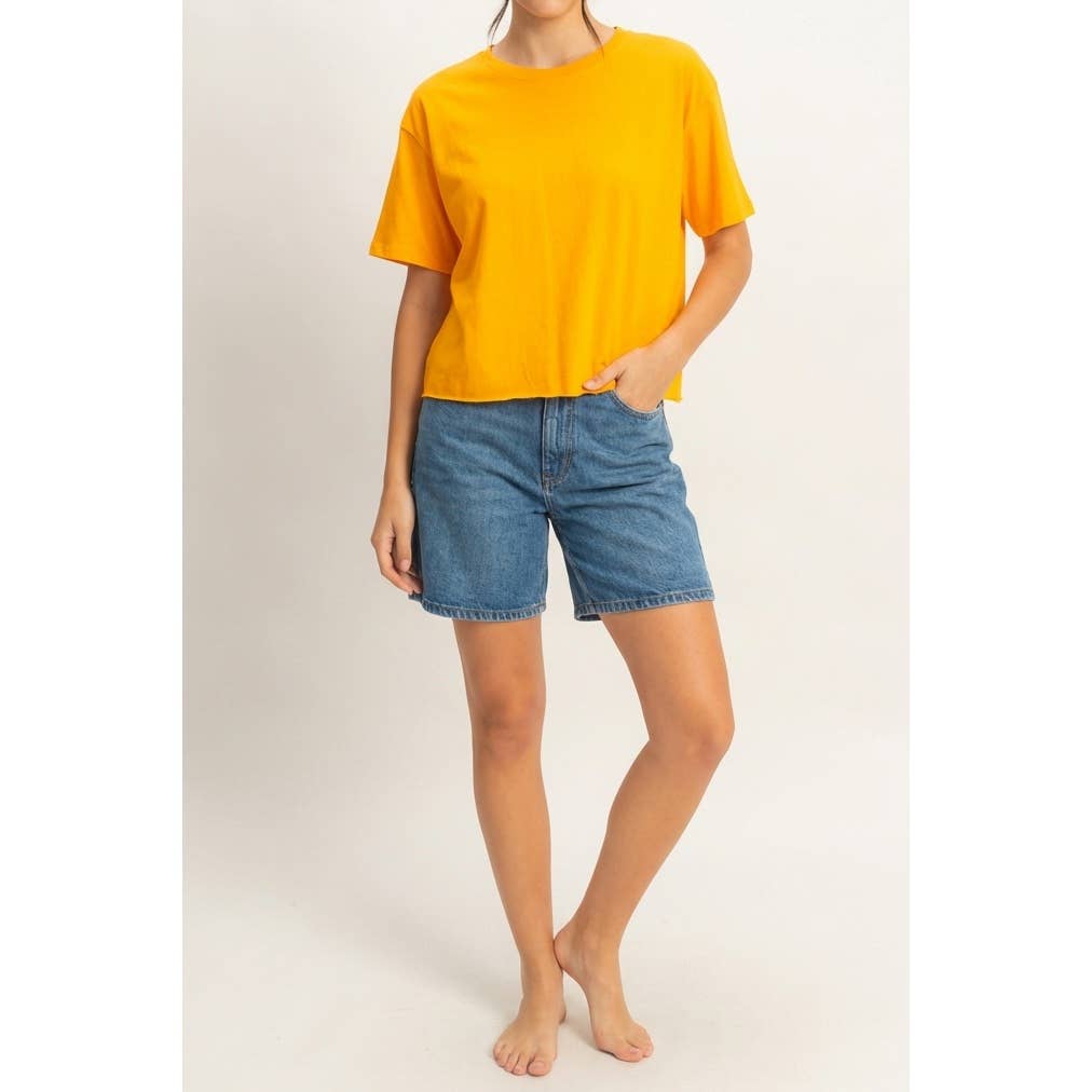 Drop Shoulder Relaxed Fit Everyday Tee