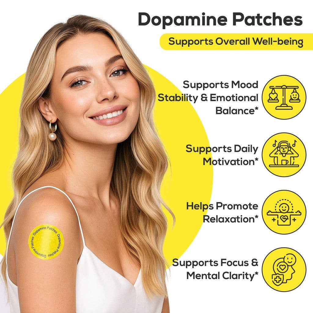 HARMONIFY Dopamine Patches – Mood & Motivation Support (30 Pcs)