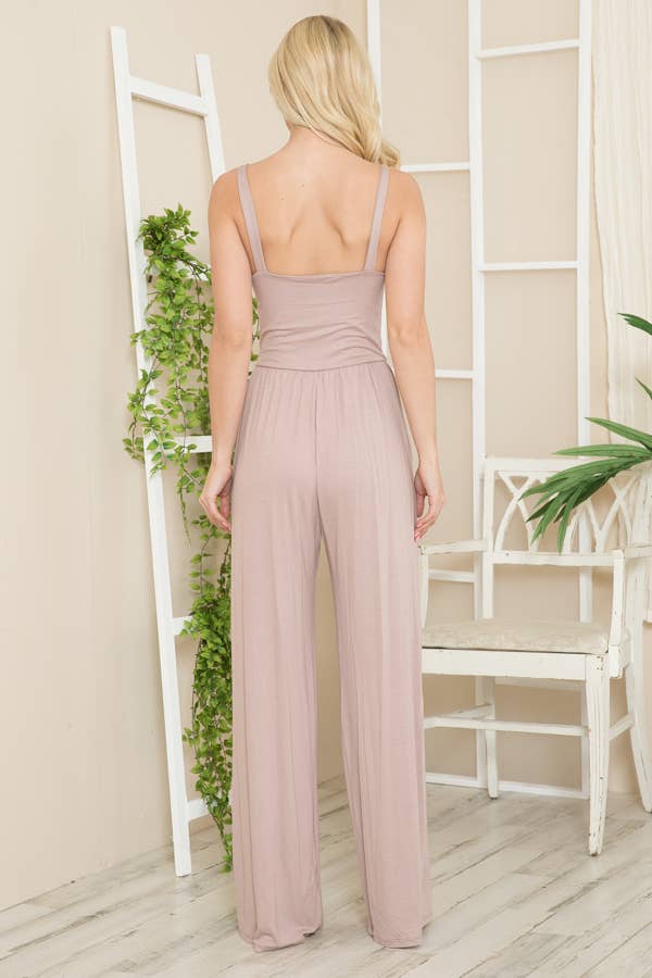 SOLID TANK JUMPSUIT