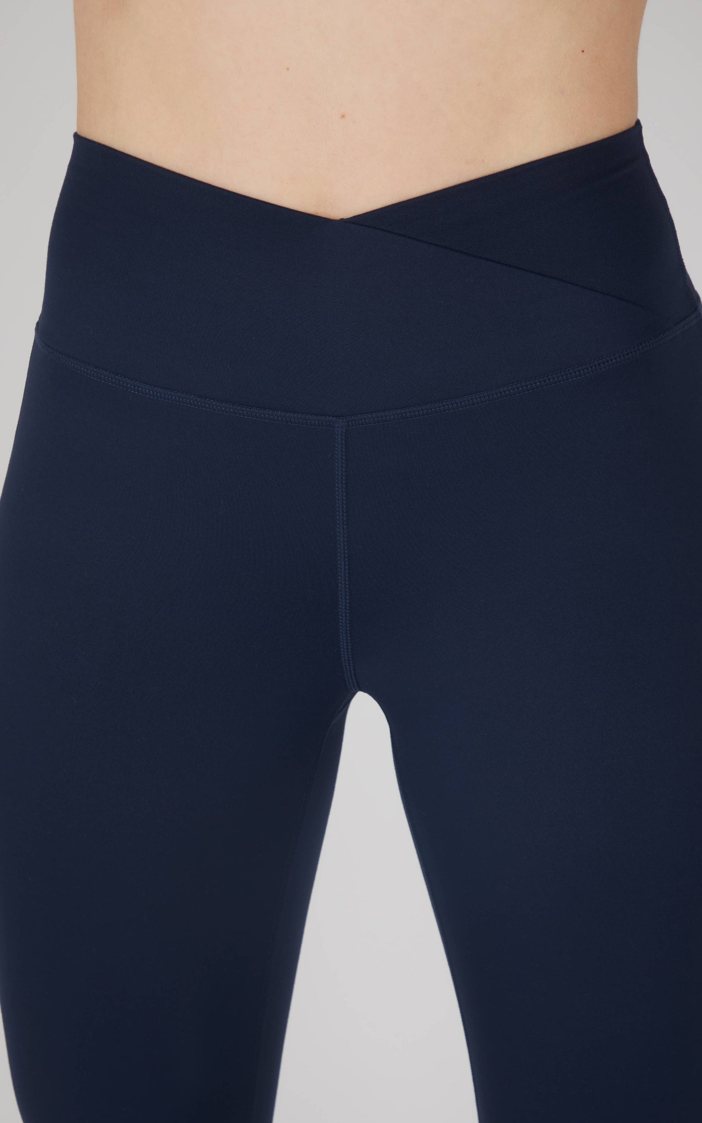 Women's Crisscross Crossover 7/8 Flared Leg Pants