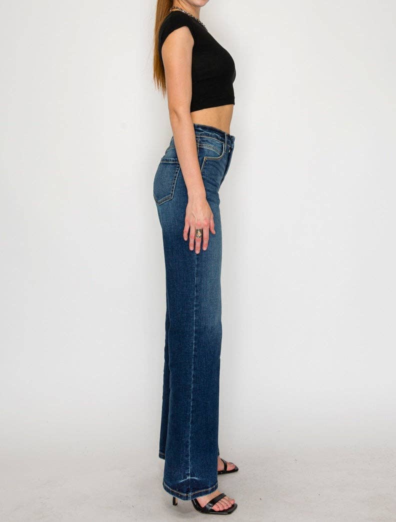 Tummy Control High Rise Holly Flare Jeans