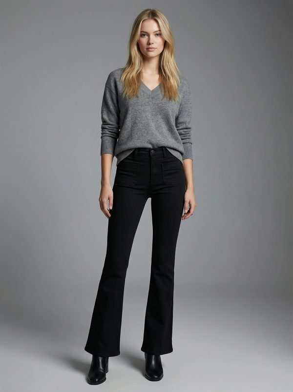 TUMMY CONTROL HIGH RISE BOOTCUT JEANS