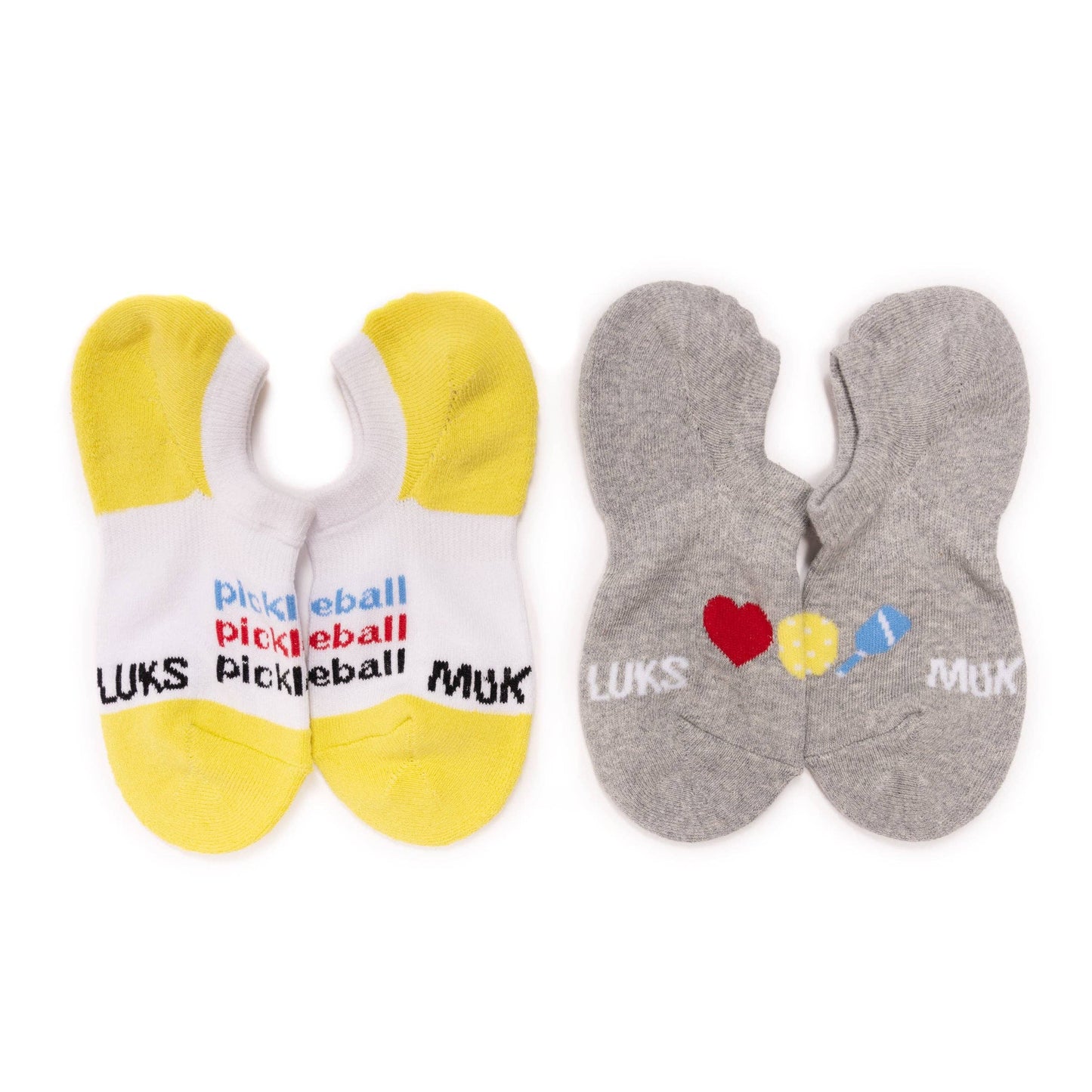 Muk Luks Women's 5 Pack Pickleball No Show Socks