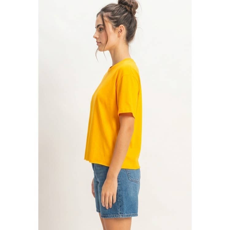 Drop Shoulder Relaxed Fit Everyday Tee