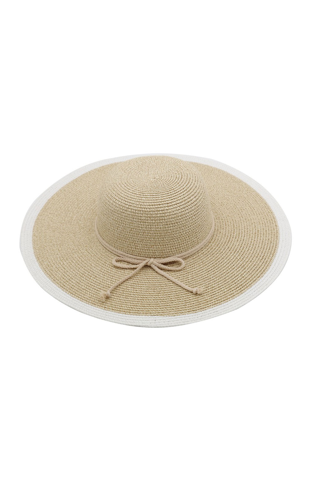 Rope Bow Band Straw Sun Hat