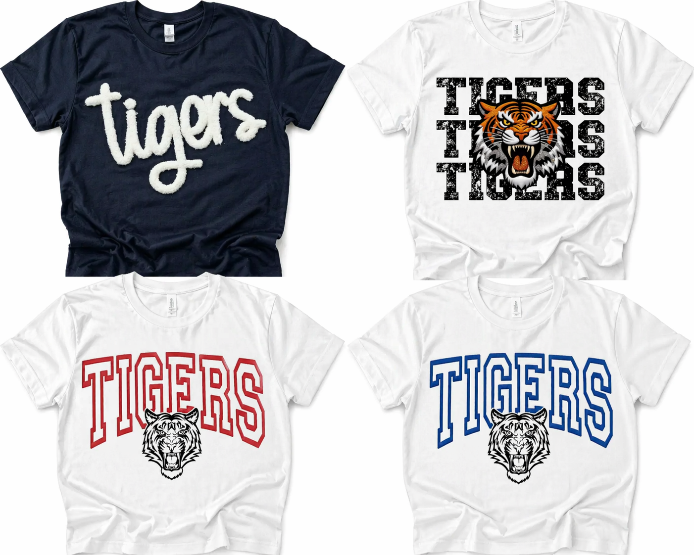 Tigers Spirit Graphic Tee Collection 🐅