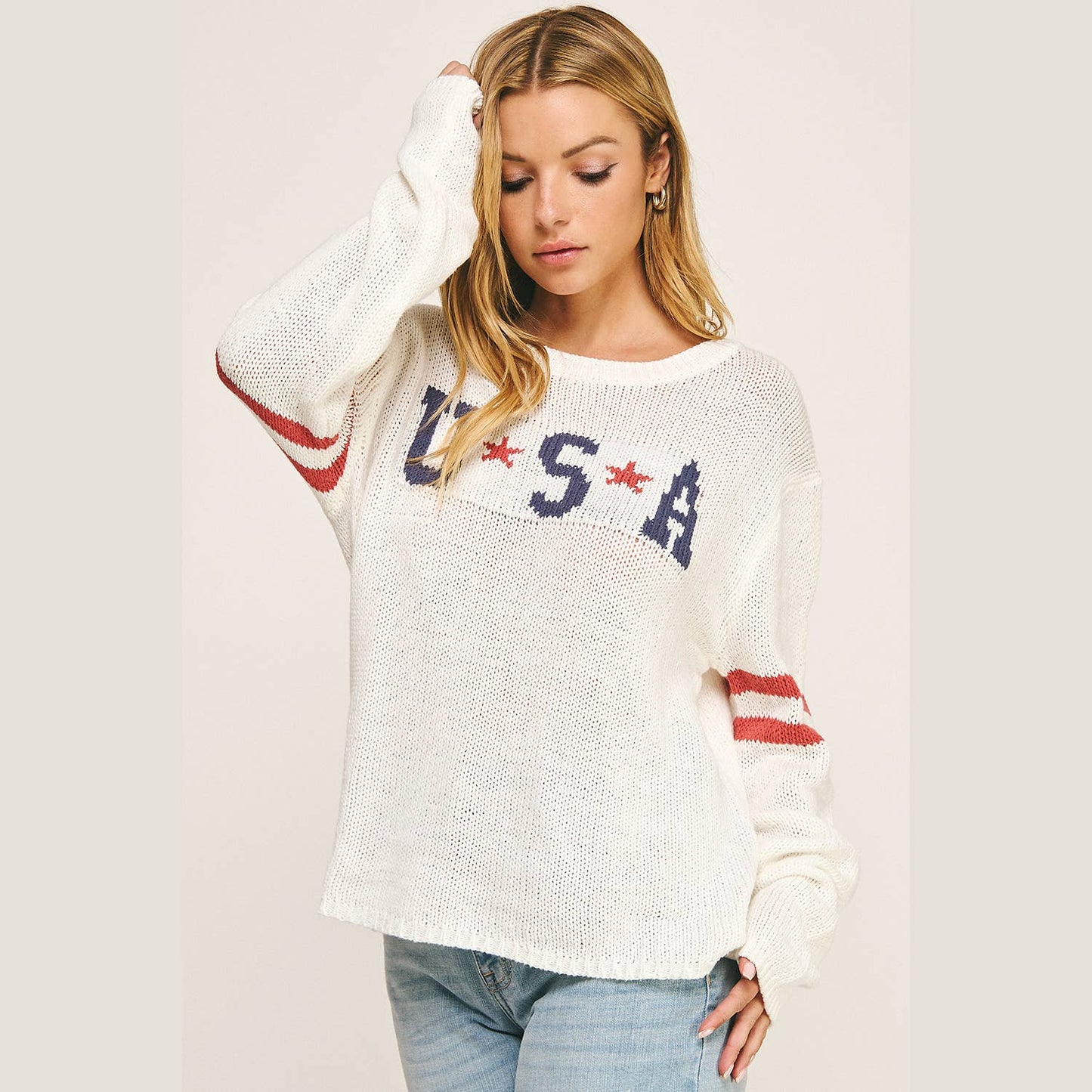 AMERICAN PRIDE GRAPHIC SWEATER