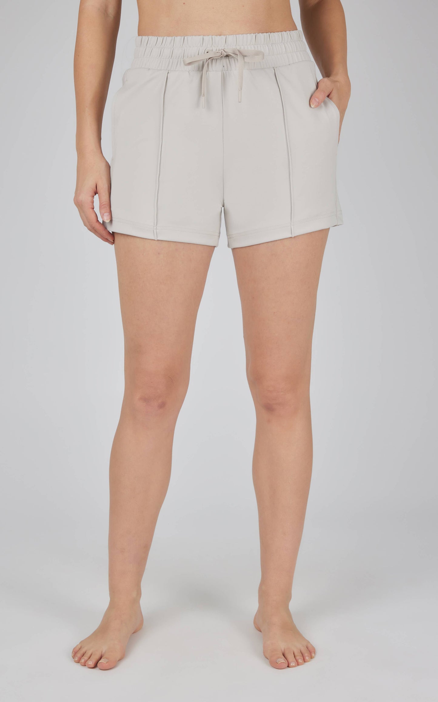 Women's Lux 4 inches Short with Pintuck Detail