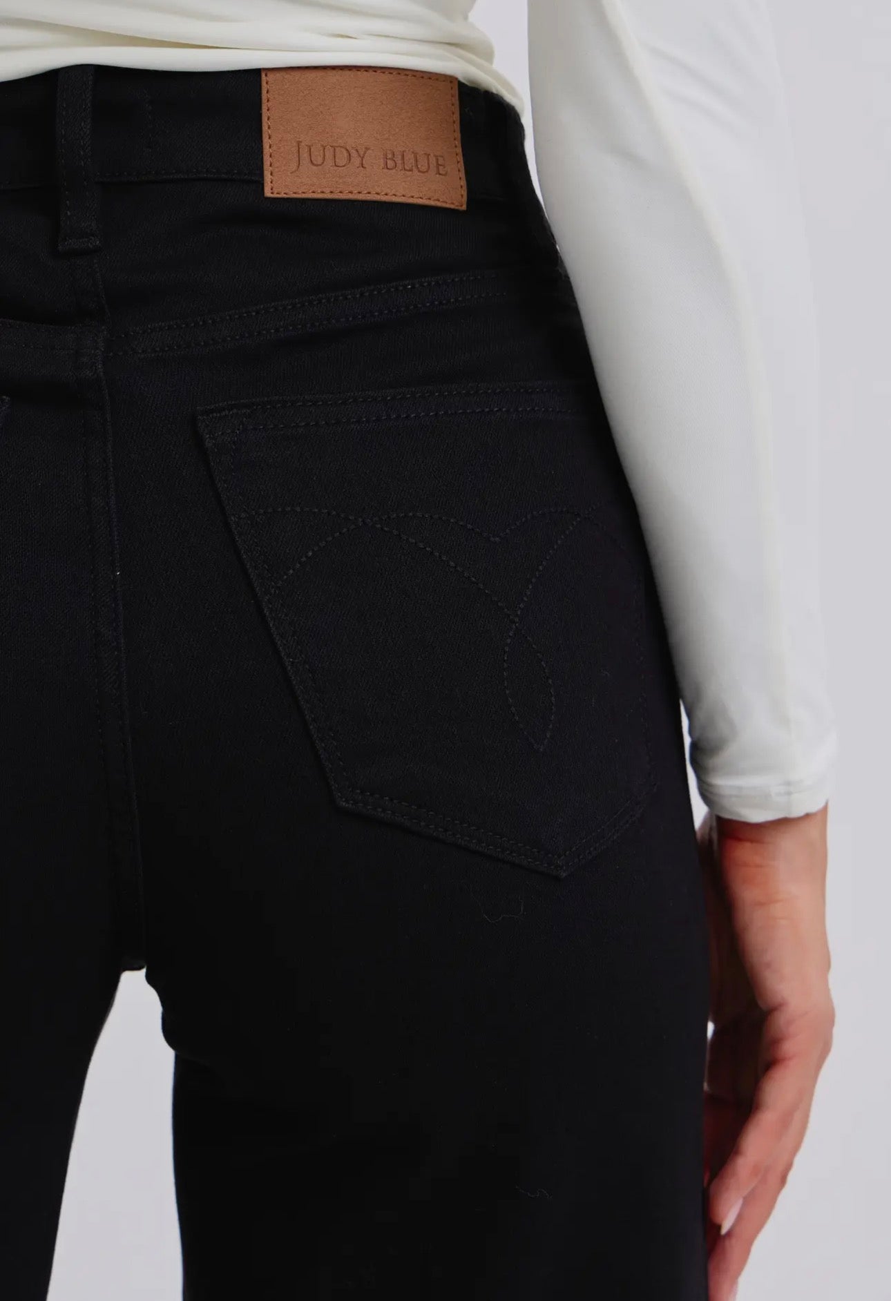 Judy Blue Wide Leg Cuffed Jeans