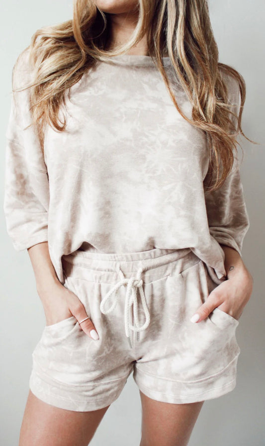 Vintage Tye Dye Short Set