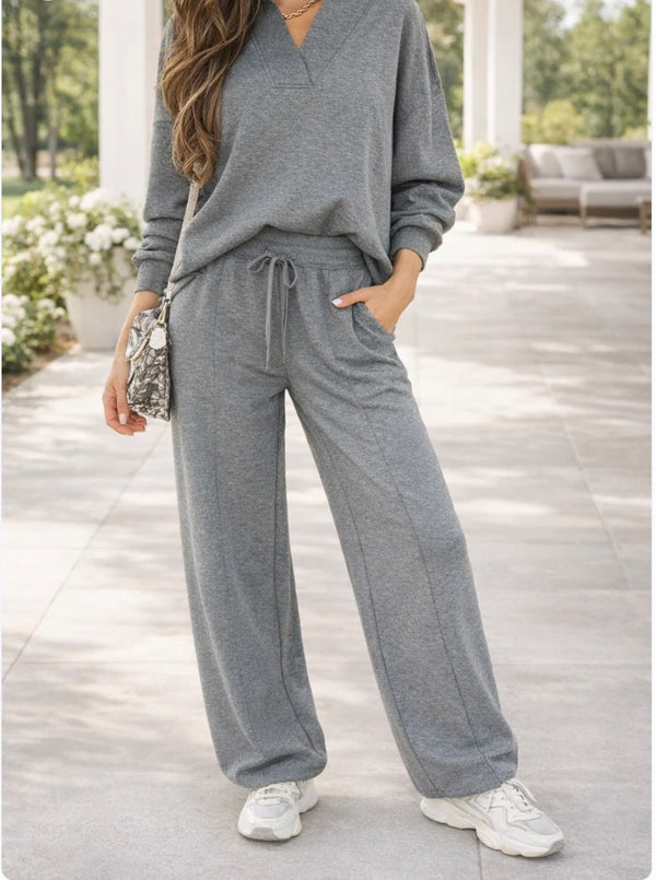 Collared Pullover Set