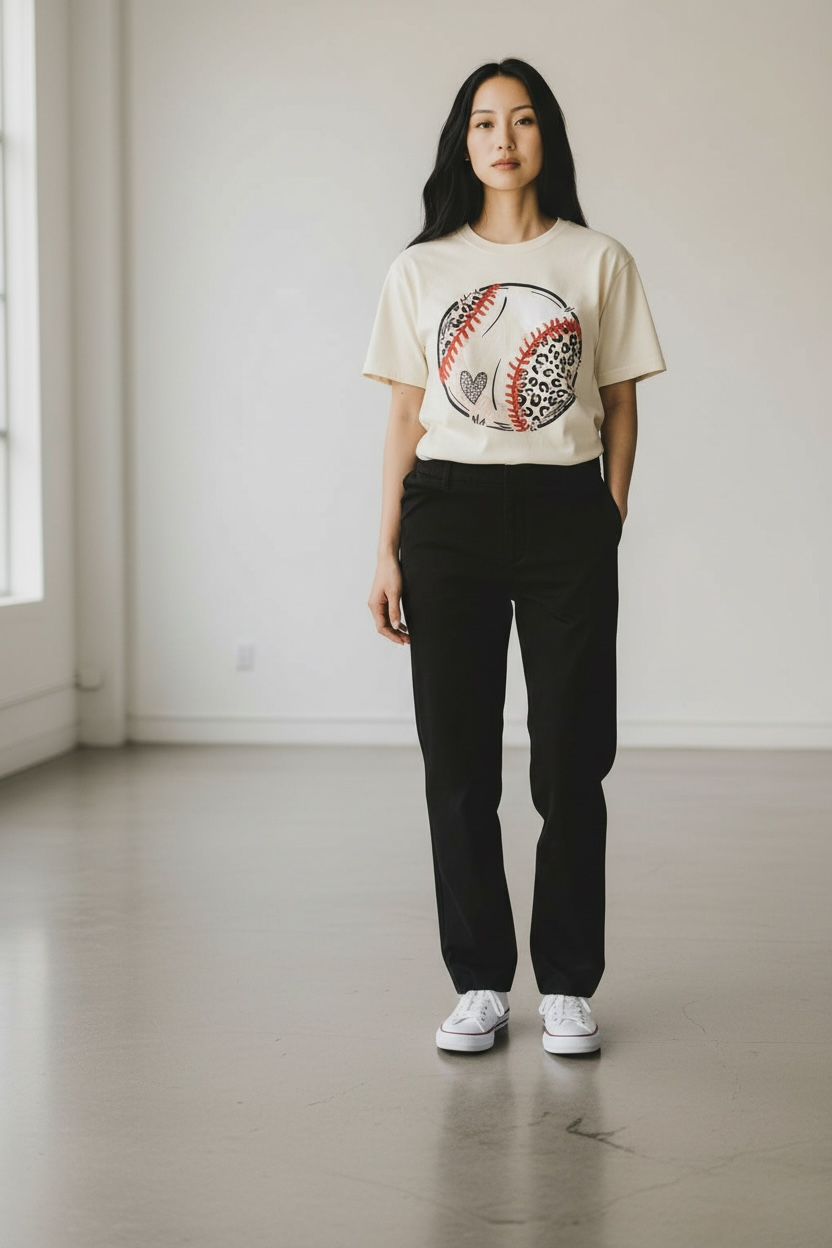 Baseball Leopard TShirt