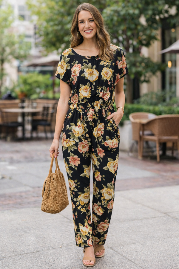 Promesa Floral Jumpsuit