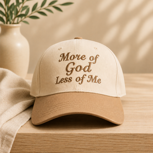 “More of God, Less of Me” Trucker Hat