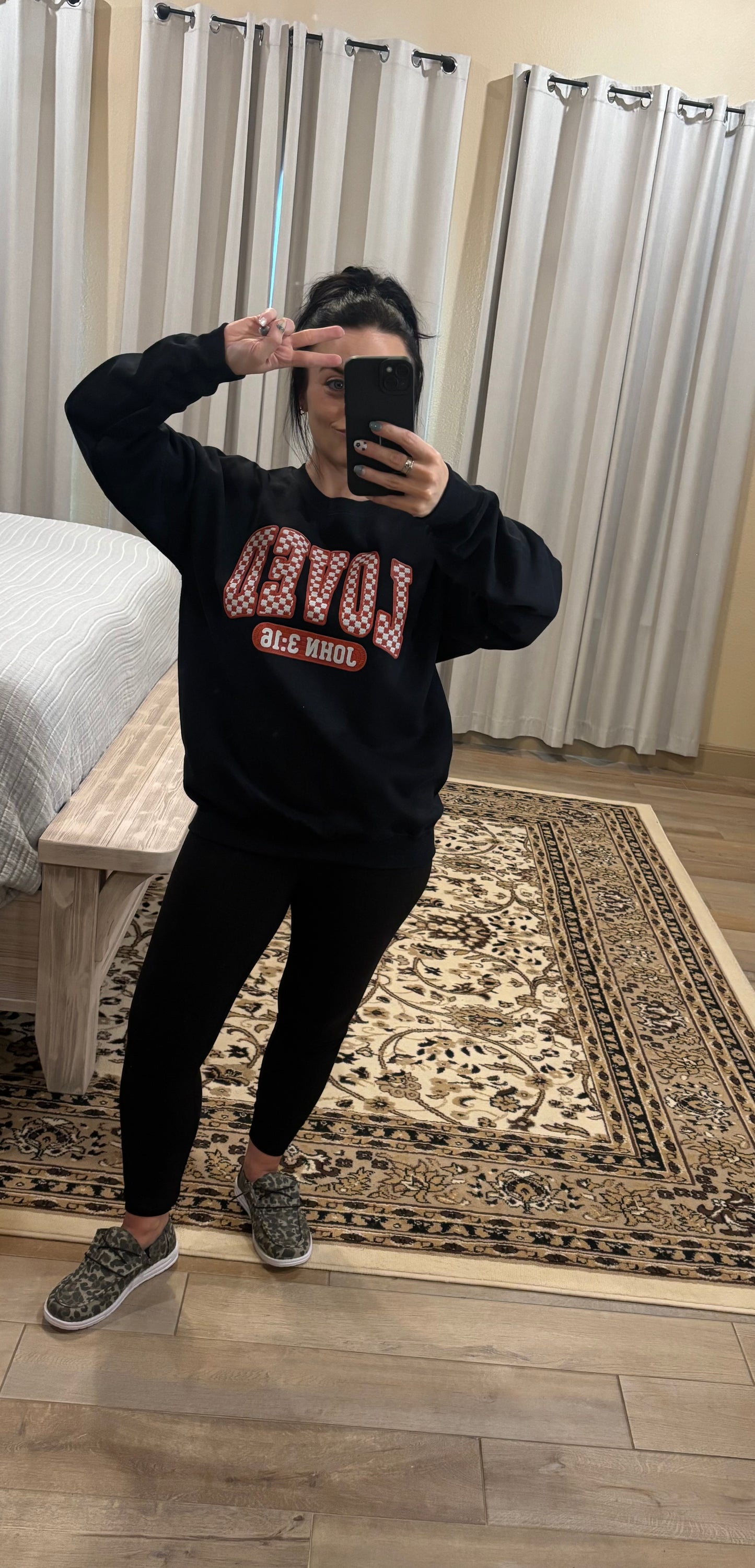 Kira  Lace-up Decor Leopard Canvas Shoes