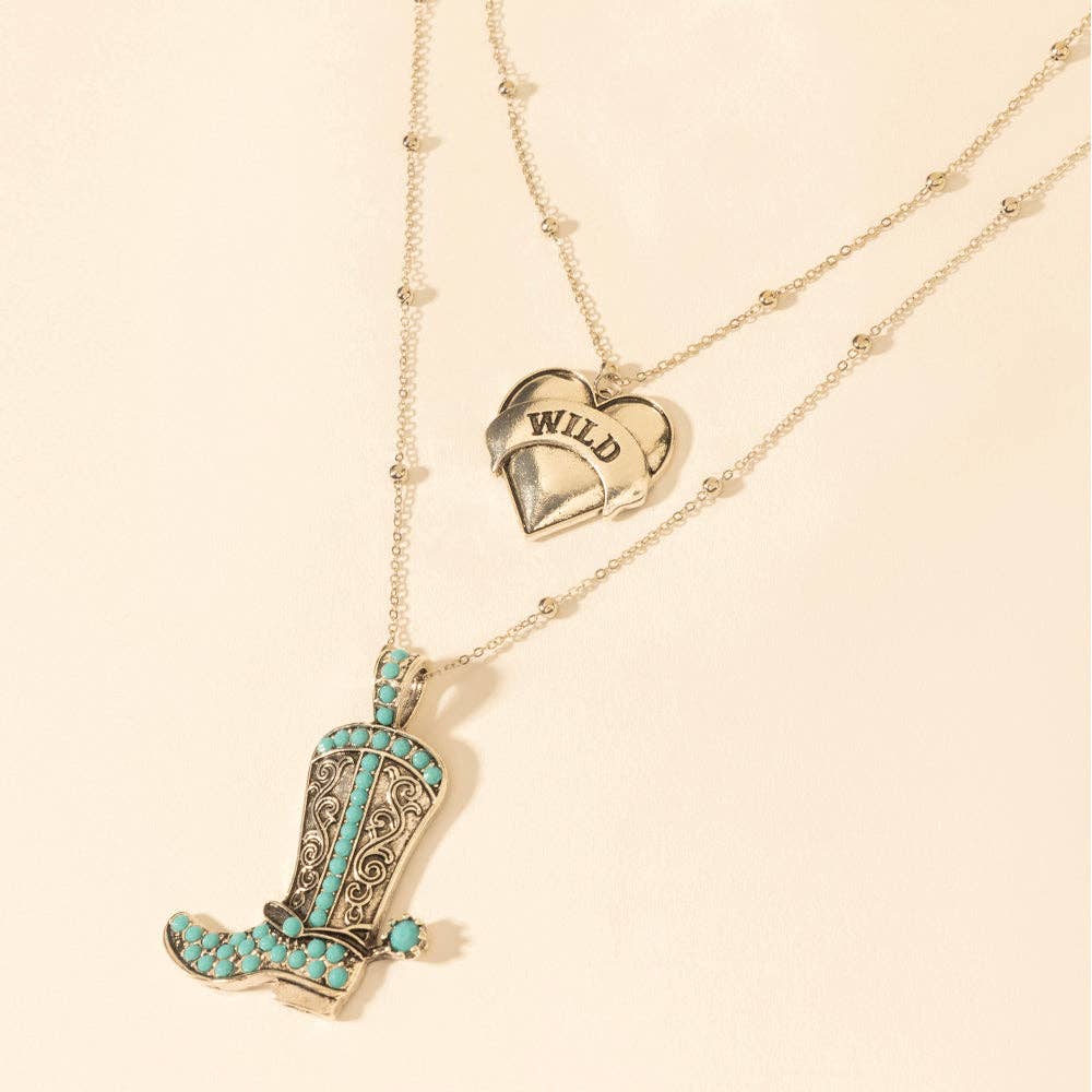 Wild Star Stomping Necklace in Desert Turquoise