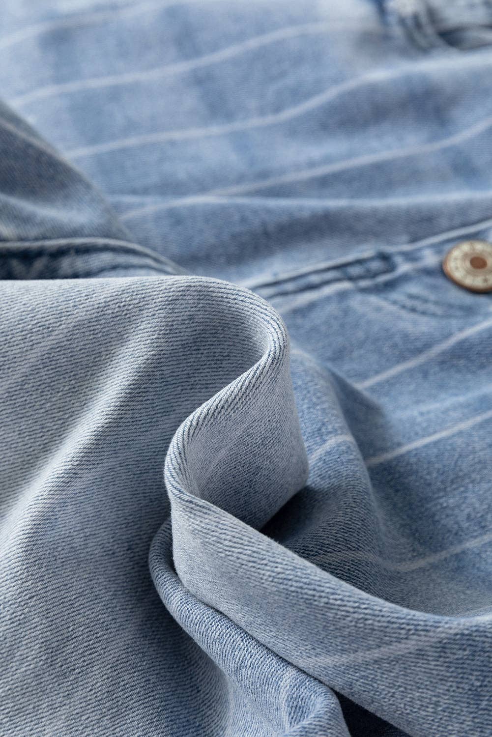 Sofia Pinstripe Wide Leg Jeans