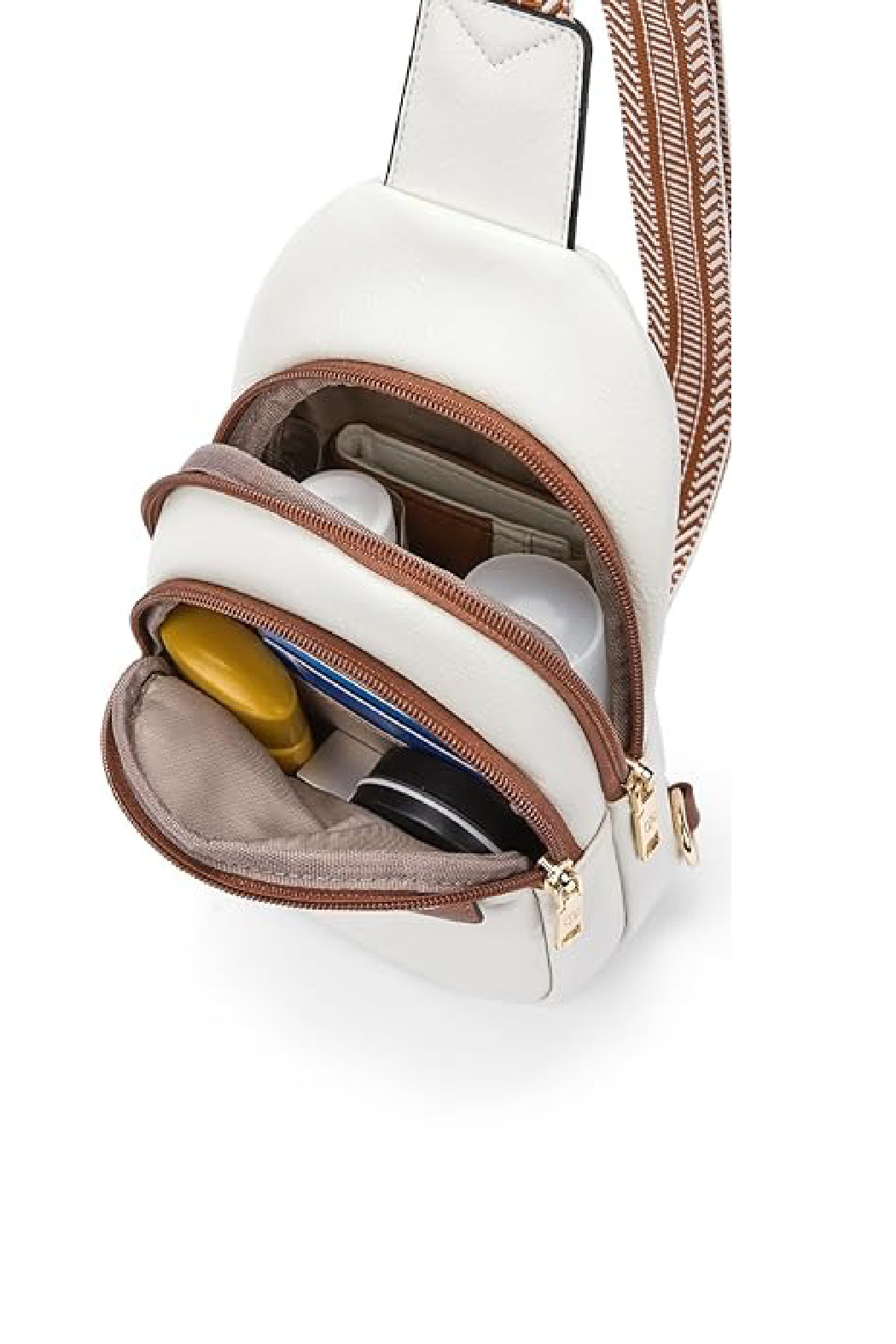 Upcycled  Louis Vuitton Trimmed Up Crossbody Bag