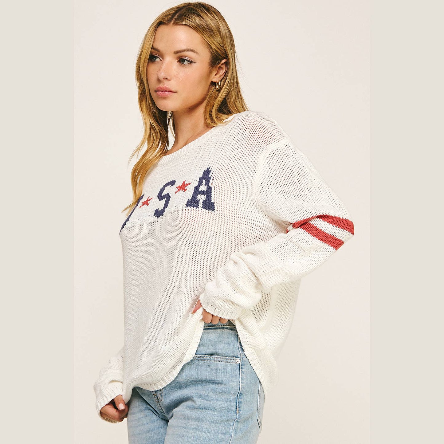 AMERICAN PRIDE GRAPHIC SWEATER