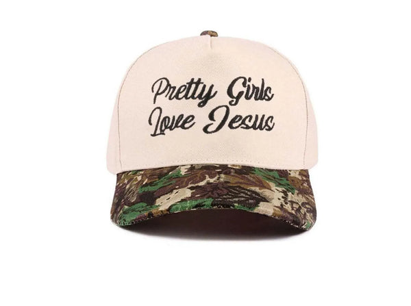 TRUCKER CAP "PRETTY GIRLS LOVE JESUS"