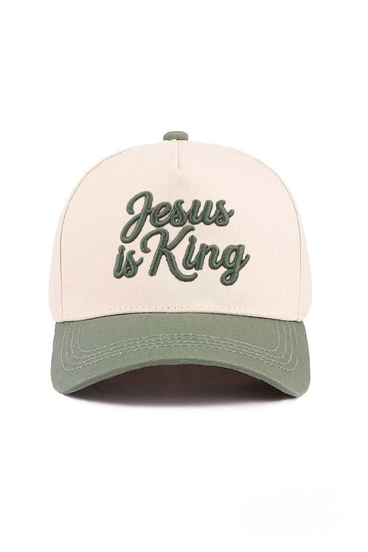 JESUS IS KING TRUCKER CAP